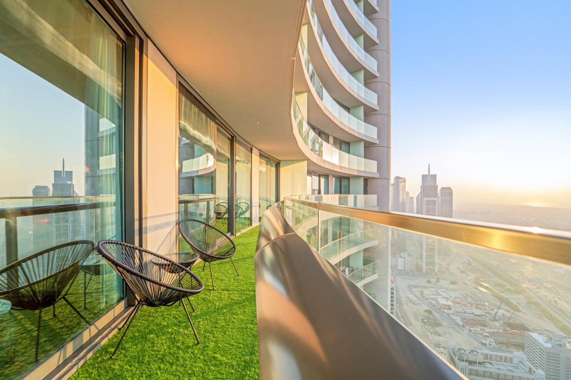 First Class 2Br With Full Dubai Skyline & Sea View Экстерьер фото