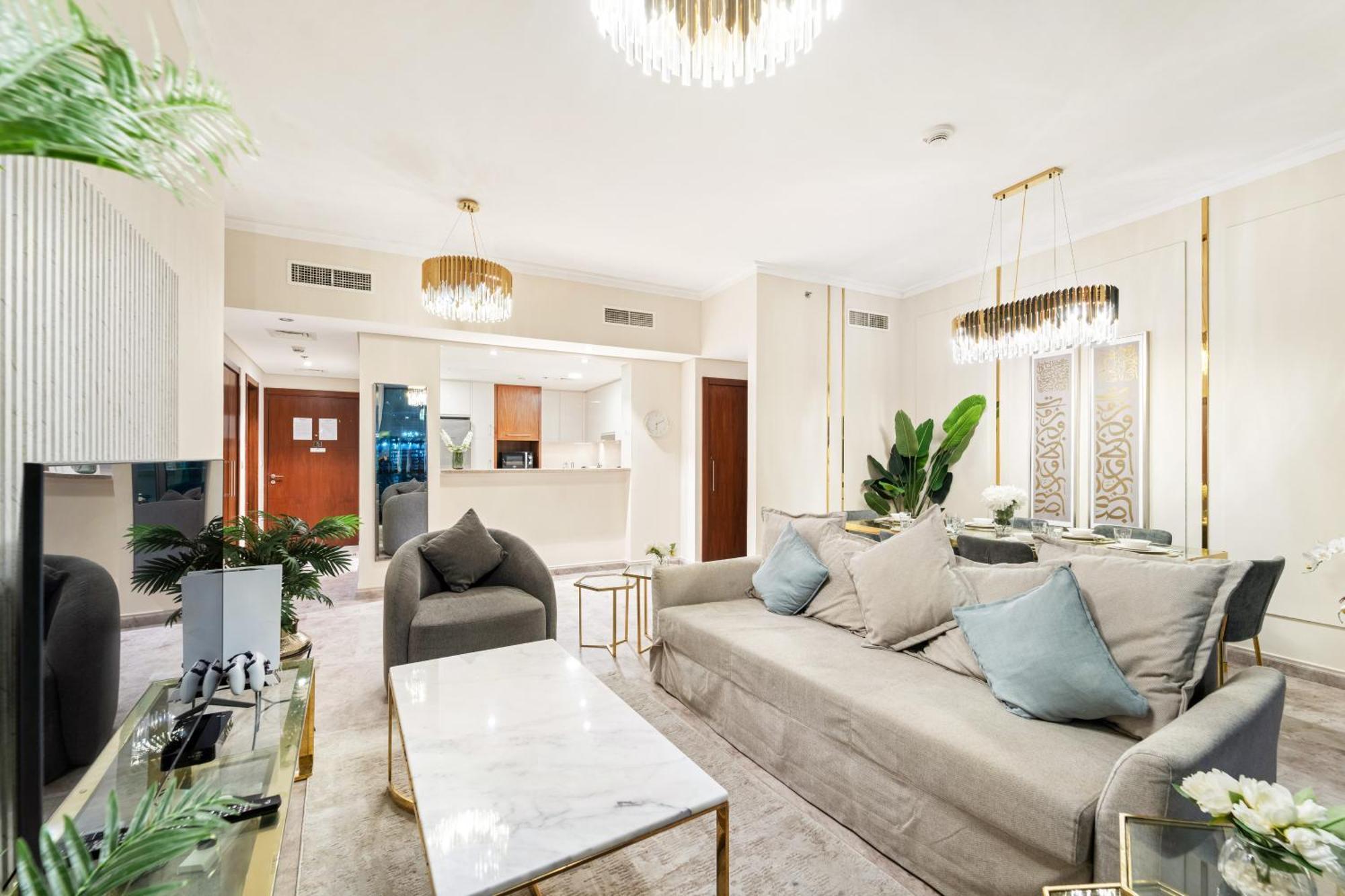 First Class 2Br With Full Dubai Skyline & Sea View Экстерьер фото