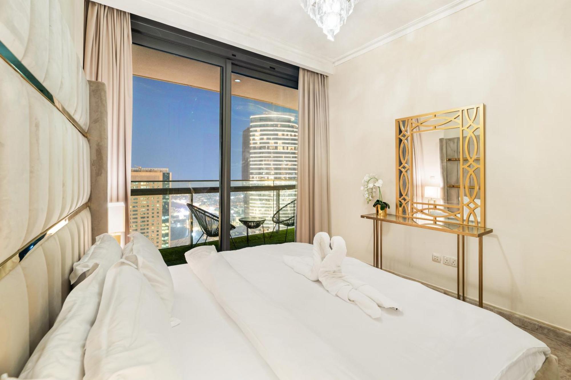 First Class 2Br With Full Dubai Skyline & Sea View Экстерьер фото
