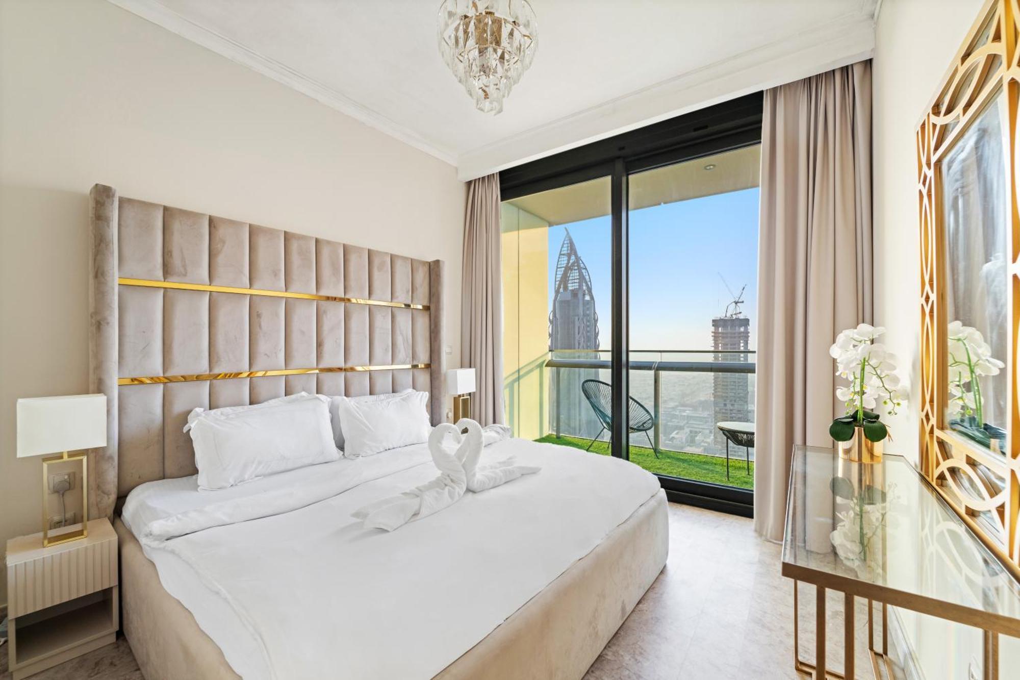 First Class 2Br With Full Dubai Skyline & Sea View Экстерьер фото